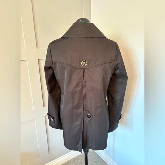 GUESS Black Trench Style Coat - Picture 6 of 12